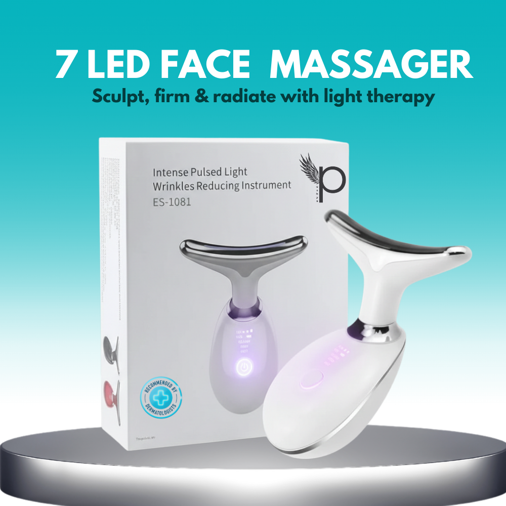 Pushya LED Face Sculptor | Face & Neck Massager for Lifting, Glow & Sculpting
