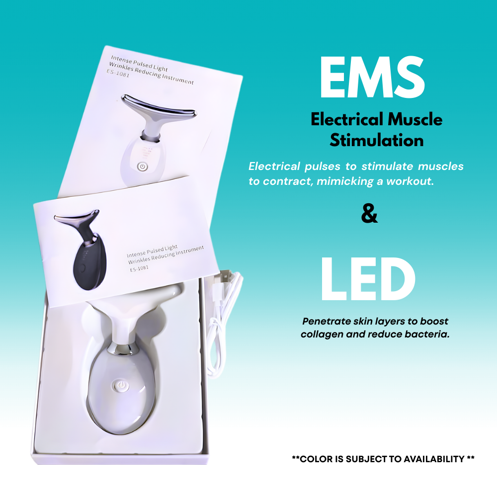 Pushya LED Face Sculptor | Face & Neck Massager for Lifting, Glow & Sculpting