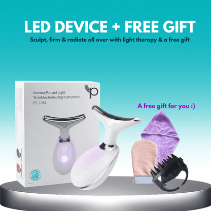 Pushya LED Face Sculptor | Face & Neck Massager for Lifting, Glow & Sculpting