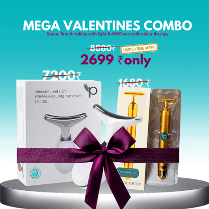 Pushya LED Face Sculptor | Face & Neck Massager for Lifting, Glow & Sculpting