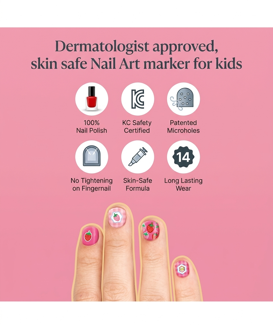 Nail Art Pens Set of 12 Colors